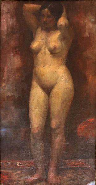 Nicolae Vermont Nud, ulei pe panza